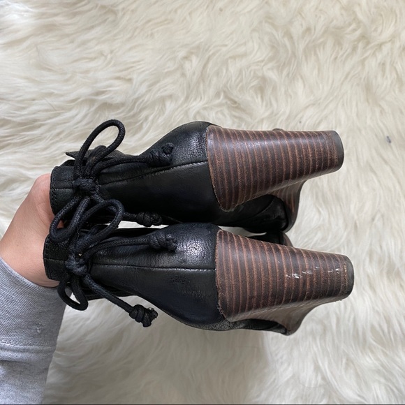 Lucky Brand Black Yamina Wedge Bootie Size 8 - Picture 5 of 8